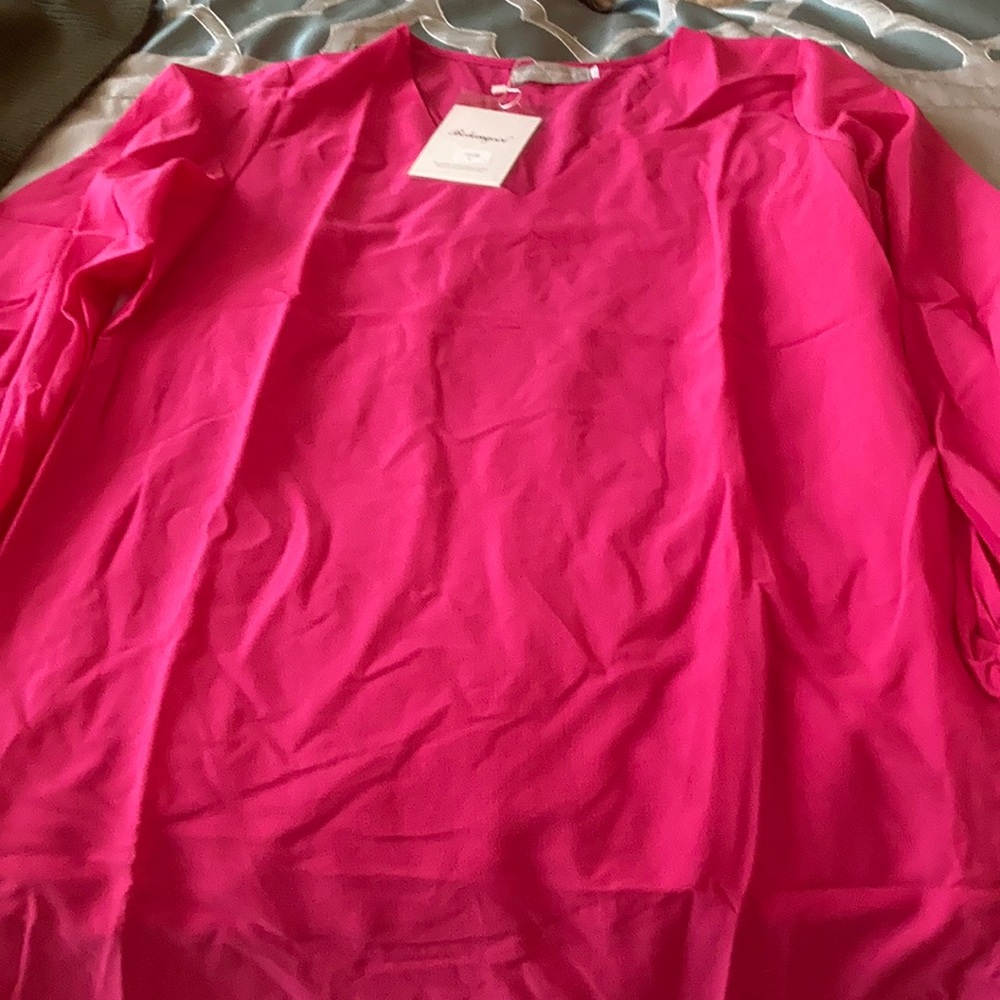 Hot pink blouse
